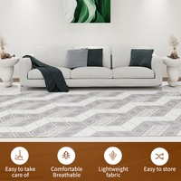 Tapis doux pour la décoration de la maison, tapis de luxe résistant aux taches, lavable en machine, tapis et carpettes pour le salon