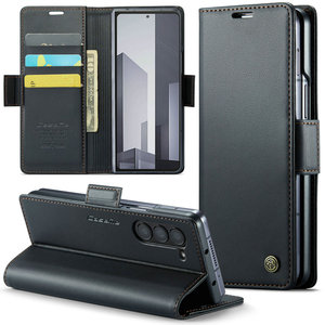 Étui à rabat magnétique en cuir CaseMe <span class=keywords><strong>R20</strong></span> avec support pour Samsung Galaxy Z Fold 6 5 4 7 - Étui compatible avec la recharge sans fil - Product Image 5