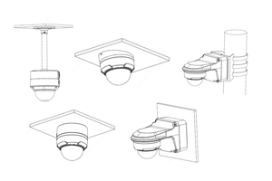 Caméra IP <span class=keywords><strong>Uniview</strong></span> 2MP, caméra CCTV, mini caméra dôme réseau, caméra extérieure IP67, microphone intégré, IR intelligent, portée IR jusqu'à 30 m - Product Image 6