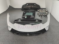 Pare-chocs avant et arrière en fibre de carbone forgée, couvercles de spoiler arrière, base de spoiler arrière, échappement pour kit carrosserie Lamborghini LP610