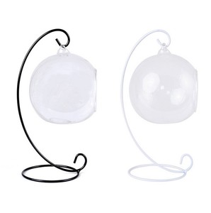 Vente en gros <span class=keywords><strong>de</strong></span> vase en <span class=keywords><strong>verre</strong></span> <span class=keywords><strong>de</strong></span> forme ronde terrarium suspendu <span class=keywords><strong>boule</strong></span> <span class=keywords><strong>de</strong></span> <span class=keywords><strong>verre</strong></span> <span class=keywords><strong>suspendue</strong></span> avec support en métal - Product Image 6