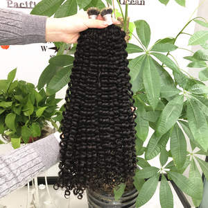 Estensioni per Capelli Ricci 100% Vergini Brasiliani Remy Double Drawn con Cuticole Allineate, con Anelli Nano, I, U, Punte Piatte e Cheratina - Product Image 3