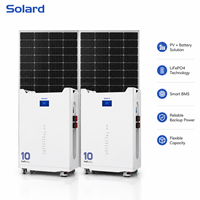 Sistema de Batería LFP Solard de 51V 200Ah de Alta Eficiencia, Precio Accesible, Ideal para Cooperación entre Agencias de Apartamentos, 10kWh