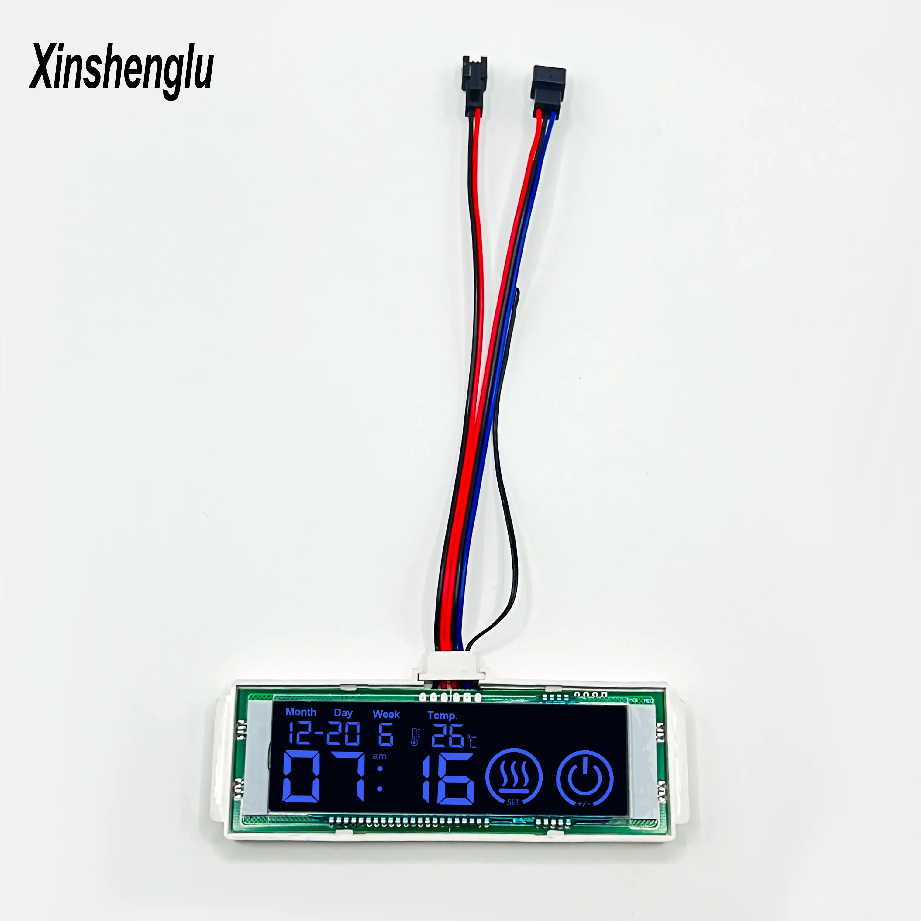 12V 조광기 Defogger LCD 화면 시간 및 온도 표시 터치 센서 스위치 Led 욕실 거울 조명