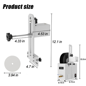 Nettoyeur à ultrasons pour disques vinyles, <span class=keywords><strong>machine</strong></span> de nettoyage pour 8 disques de 7 à 12 pouces, 220 V, 6 L, nettoyeur à ultrasons pour disques vinyles, laveur à ultrasons - Product Image 5