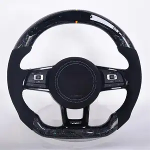 Wholesale Price Sports Volkswagen VW Upgraded and Modified Carbon Fiber Steering Wheel with LED Display Optional