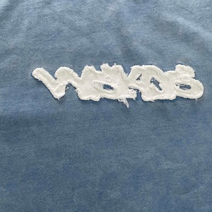 <span class=keywords><strong>T</strong></span>-<span class=keywords><strong>shirt</strong></span> à manches longues en coton pour homme, <span class=keywords><strong>personnalisé</strong></span>, lavage à l'acide, double couche, broderie <span class=keywords><strong>et</strong></span> impression sérigraphique, MT1719 - Product Image 3