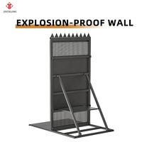Mur de défense anti-explosion robuste, barrière de protection à montage rapide