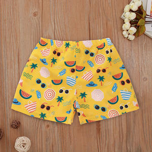 2022 New Summer <b>Toddler</b> Boy Fashion Print Lace up Swim Trunks Mixed Color 2-5 Years - Product Image 4