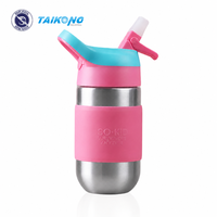 Nouvelle bouteille d'eau en acier inoxydable fournie par l'usine, capacité 400ml/500ml, style sport, pour boissons froides ou bouillantes, avec couvercle, idéale pour la course, personnalisable