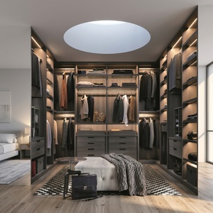 Fabriqué en Chine, armoire de rangement pour vêtements de chambre à coucher, hôtel, en bois, moderne, de luxe, de haute qualité, pour femmes - Product Image 2