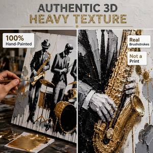 Meilleures ventes Décoration intérieure : Affiches et tableaux sur toile Pop Art de portraits de personnalités célèbres, Art mural avec dorure à la feuille d'or - Product Image 6