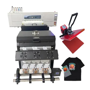 Digital T Shirt Textile Printing Machine Heat Pet Film DTF Printer With Double 4720 i3200 XP600 Print Heads