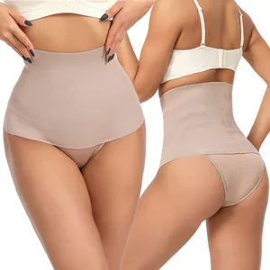 Celana dalam wanita pinggang tinggi, celana dalam wanita pengontrol perut Postpartum, Ultra tipis, celana dalam pembentuk perut datar, celana dalam pinggang pelangsing
