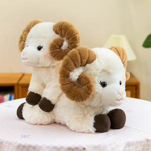 Nouvelle Peluche Mignonne et Réaliste <span class=keywords><strong>Petite</strong></span> Chèvre, Poupée la plus vendue, Figurine Décorative pour Machine à Pinces - Vente en Gros - Product Image 3