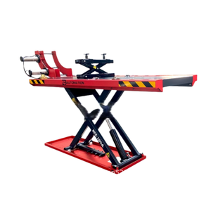 Sollevatore Idraulico a Forbice in Acciaio a Un Cilindro per Auto e Moto, Azionamento Elettrico, Capacità 700kg - Product Image 5