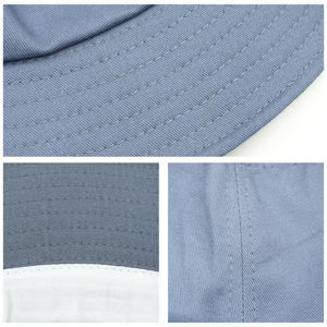 Chapeau casquette seau réversible concevez votre propre logo broderie impression Logo personnalisé chapeaux seau en coton chapeau seau d'été personnalisé - Product Image 6
