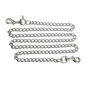 Laisse pour chien en acier inoxydable 304 solide classique de qualité durable chaînes torsadées pour la marche et l'entraînement à l'extérieur - Product Image 1