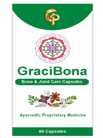 Capsules à base de plantes GraciBona, 60 capsules par flacon, avec des ingrédients ayurvédiques naturels et un mélange d'extraits de plantes botaniques, en format pratique
