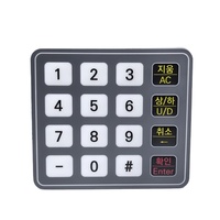 Clavier à membrane DIY chinois pour télécommande avec couleur et taille personnalisées, entrée électronique