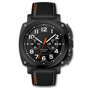 <span class=keywords><strong>Orologi</strong></span> Cronografo da Uomo in Acciaio Inossidabile 316L Argento, Design di Lusso, Basso MOQ, Logo Personalizzato, <span class=keywords><strong>Orologi</strong></span> <span class=keywords><strong>Militari</strong></span> da Esterno - Product Image 3