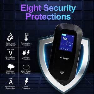 เครื่องชาร์จรถยนต์ไฟฟ้าแบบพกพา 7KW ชนิดที่ 1/ ชนิดที่ 2/ GBT/ Nacs/ CHAdeMo 16A/32A สถานีชาร์จรถยนต์ไฟฟ้า AC <span class=keywords><strong>สาย</strong></span>ชาร์จ 5 เมตร แบบ OEM - Product Image 5