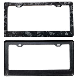 Canada USA Mexico tiêu chuẩn <span class=keywords><strong>2</strong></span> lỗ thực sự giả mạo sợi carbon xe giấy phép tấm khung - Product Image 2