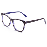 Elan Optical RD26043 Meilleure Vente Monture de Lunettes Classique Rectangulaire Ronde Unisexe en Acétate Écologique à Monture Complète