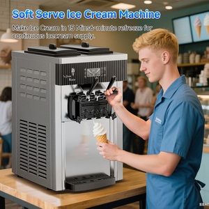 Máquina <span class=keywords><strong>de</strong></span> Helado Suave Comercial <span class=keywords><strong>de</strong></span> 3 Cabezales, 2000W, <span class=keywords><strong>de</strong></span> Mostrador, con Pantalla Digital, Tanque <span class=keywords><strong>de</strong></span> 1.6 Galones, Acero Inoxidable, Fruit Energy Star - Product Image 5