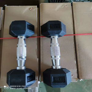 Trung Quốc Nhà sản xuất tập thể dục 20kg25kg dumbbel cao su sắt dumbell bộ cho nhanh điện Đào Tạo - Product Image 2