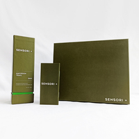 Caja de Regalo de Cartón Reciclable Ecológica Personalizada de Lujo de 2 mm para Cosméticos, con Esponja, Laminación Mate, Inserto Troquelado para Maquillaje