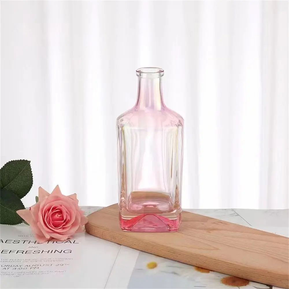 사용자 정의 200ml 500ml 750ml 1000Ml 위스키 산 병 보드카 진 위스키