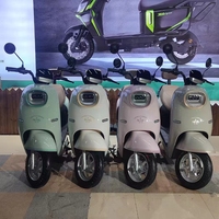 SAIGE EEC Moto Électrique Tricycle Solaire avec Portes, Moto Rechargeable pour Femme