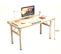 Bureau d'étude pliable pour ordinateur à domicile, sans installation, pour étudiants, écriture et repas