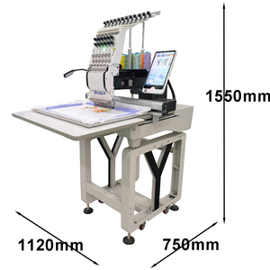 Nueva Máquina de Bordar Computarizada de Alta Velocidad 1200 RPM para Gorras y Camisetas con Logotipo 3D Digital, de Una Sola Cabeza, para Uso Doméstico, con Motor de Alta Precisión - Product Image 3
