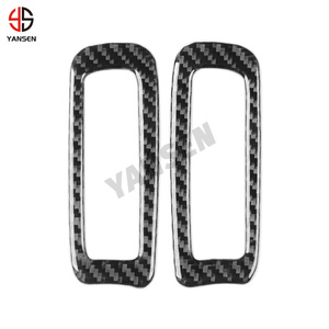 Para Mazda CX9 2016 2017 2018 2019 2020 2021 2022 2023 accesorios de fibra de carbono para puerta Interior de coche pegatina embellecedora de salida de aire - Product Image 1