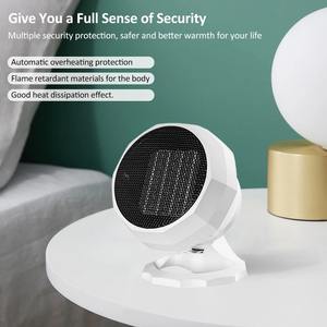 Chauffage de bureau compact 2000W, souffleur d'air chaud électrique, machine à air chaud, chauffage céramique PTC, faible bruit, mini-radiateur - Product Image 3