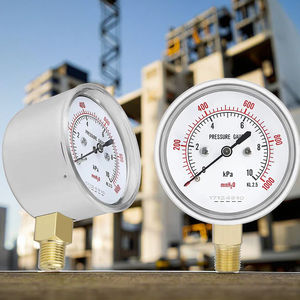 저렴한 가격 2.5인치 0-5psi 다이어프램 캡슐 미세 압력계 가스 2.5% 압력 측정기 - Product Image 2