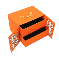 Coffrets Cadeaux de Luxe pour Gâteaux de Lune à Ouverture Facile, Emballage Rigide à Tiroir, Gaufrage, Matériaux Recyclés Écologiques, Personnalisable UV