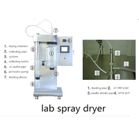 Équipement de séchage par pulvérisation de petite taille pour laboratoire, 2 L, 220 V, haute productivité pour la transformation alimentaire, lait, jus, sang