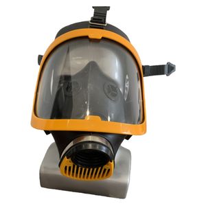 Masker Gas kimia Anti-gas wajah penuh masker Gas sipil pemasangan depan dapat digunakan kembali <span class=keywords><strong>Respirator</strong></span> silikon hitam CE pengiriman cepat CN; Ayam - Product Image 3