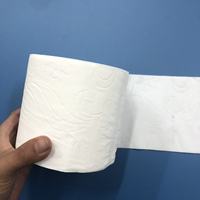 Papier toilette jetable en petits rouleaux, en pâte de bois vierge, compatible fosses septiques, pour la vente en gros aux supermarchés