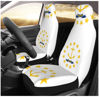 Sarung Jok Mobil Bendera Pennsylvania Grosir, Pelindung Jok Depan Universal, Sarung Jok Bucket Full Wrap untuk Otomotif SUV