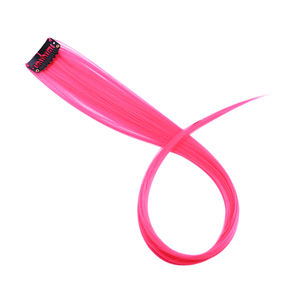 多色派对长款彩虹直发夹亮点女孩接发合成夹 - Product Image 3