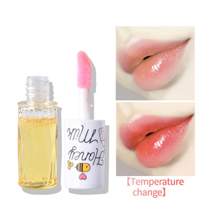 Nuevo Brillo Labial con Sabor a Miel, Rico en Vitamina E, Aceite Labial Hidratante que Cambia de Color con la Temperatura, de Larga Duración, Efecto Voluminizador - Product Image 5