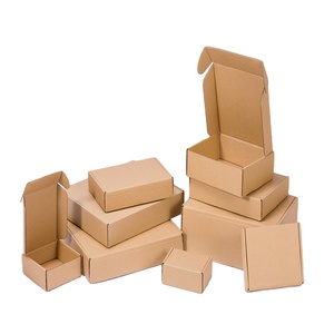 Mailer Postal Shipping Recycled Brown Cardboard Paper Gift Custom Printed Paper Boxes Packaging for Apparel