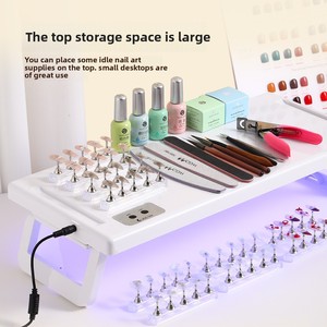 Lámpara UV LED Profesional de 48W para Uñas, Gran Espacio, Secado Rápido de Gel, Alta Potencia, Plegable, de Plástico - Product Image 2
