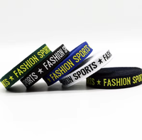 Cinta elástica plana de poliéster con logotipo de color personalizado al por mayor, cinta Jacquard de 10mm, cinta para el cuello de la camisa impresa