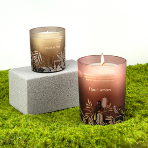 Mescente Sang Trọng Hiện Đại Nến Jar Tùy Chỉnh Nhãn Hiệu Riêng Trang Trí Nội Thất Hương Thơm Nến Chất Lượng Cao Sáp Ong & <span class=keywords><strong>Palm</strong></span> Sáp Giáng Sinh - Product Image 5