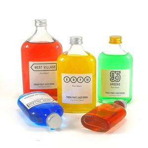 ขวดแก้วเปล่าใส ขนาด 50 มล. 100 มล. 200 มล. 250 มล. 350 มล. 500 มล. สำหรับใส่กาแฟโคลด์บริว ชานม น้ำผลไม้ เครื่องดื่ม เหล้า ไวน์ - Product Image 2